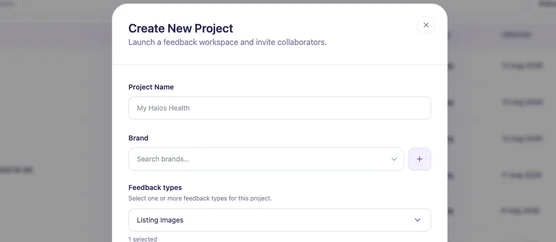 Name it, pick the feedback types